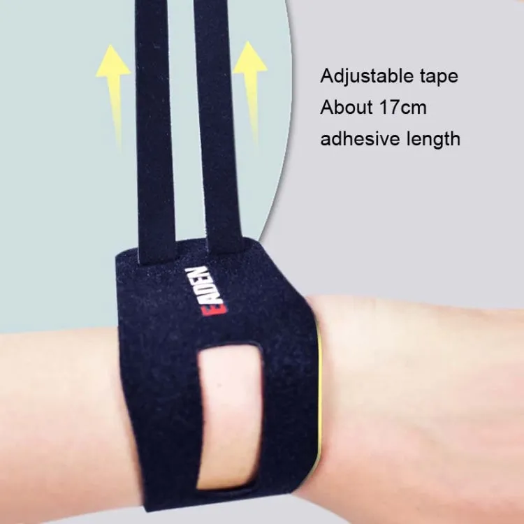 1 Pair EADEN Sports Wrist Brace Yoga Fitness TFCC Support Wrist Cover, Size: M(Comfortable Black)