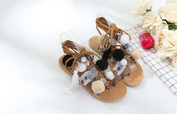 2018 Flat Heel Strap Beach Sandals