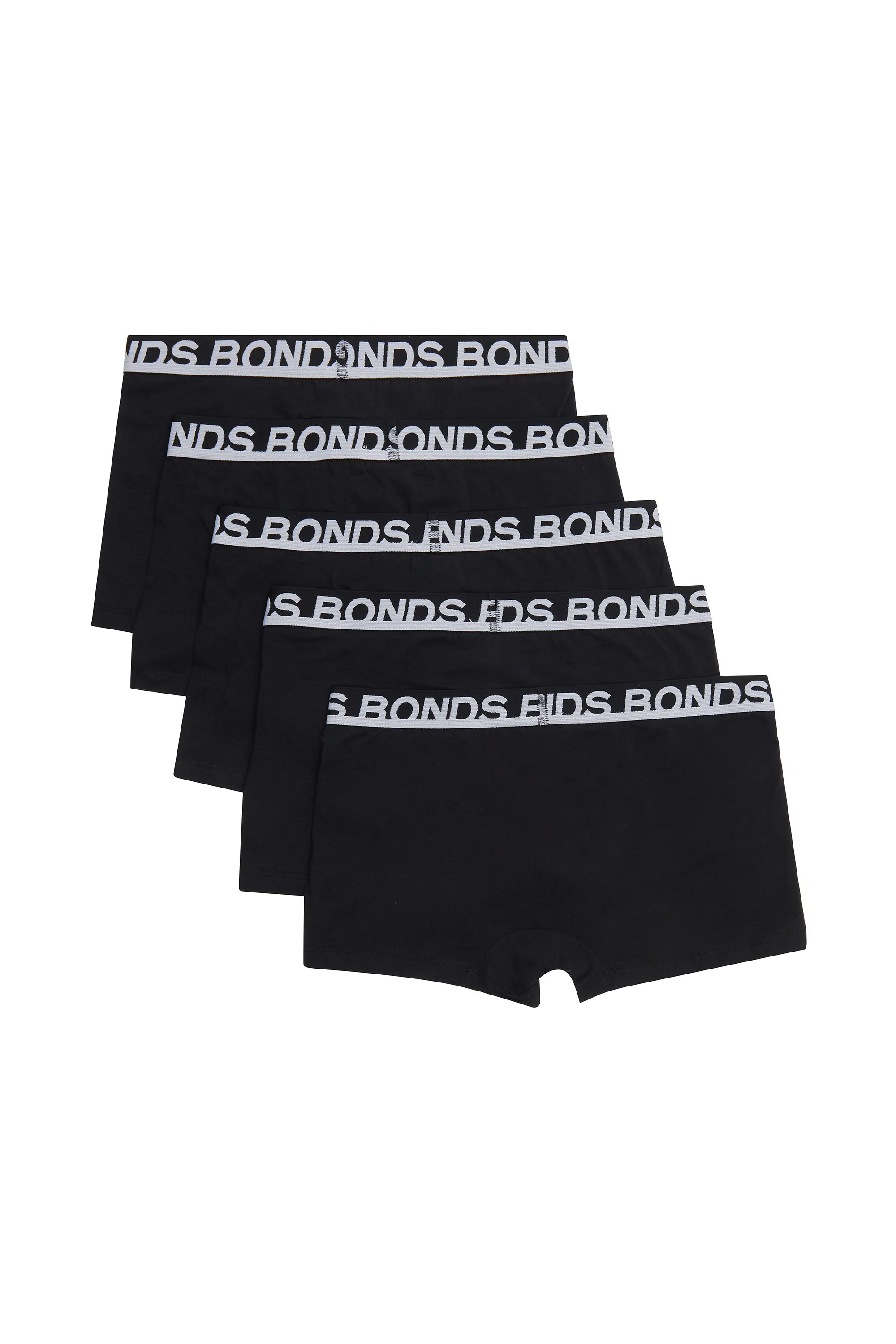 25 X Bonds Mens Everyday Trunks Underwear Black