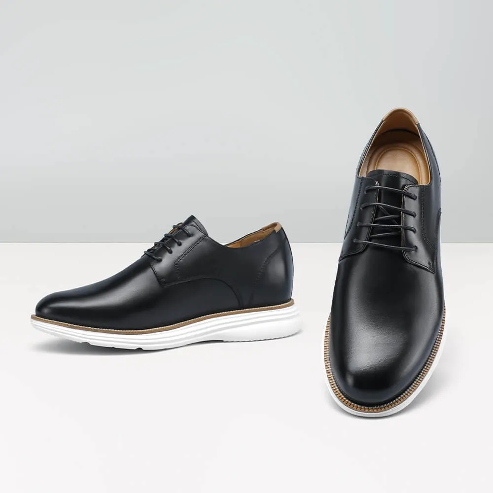 7 CM/ 2.76 Inches CMR CHAMARIPA Height Increasing Men's Derby Shoes - Elevate Your Elegance with 2.76-Inch Heels