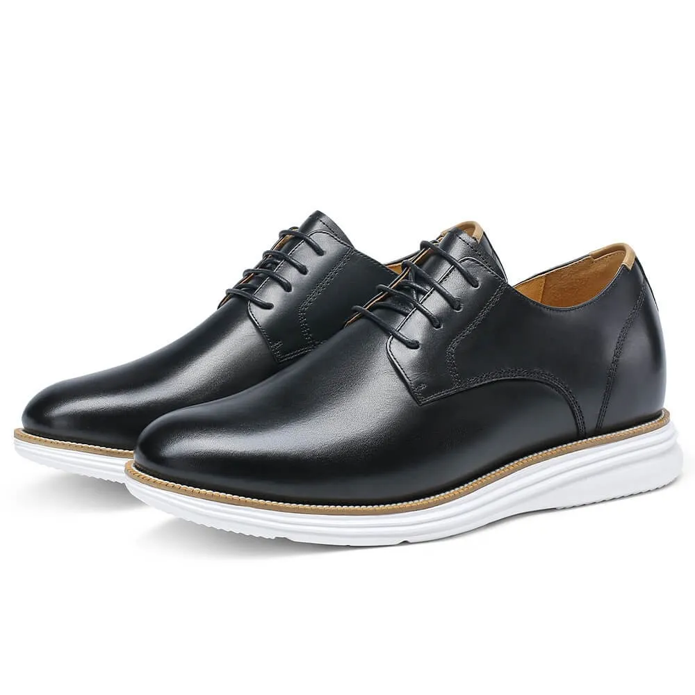 7 CM/ 2.76 Inches CMR CHAMARIPA Height Increasing Men's Derby Shoes - Elevate Your Elegance with 2.76-Inch Heels