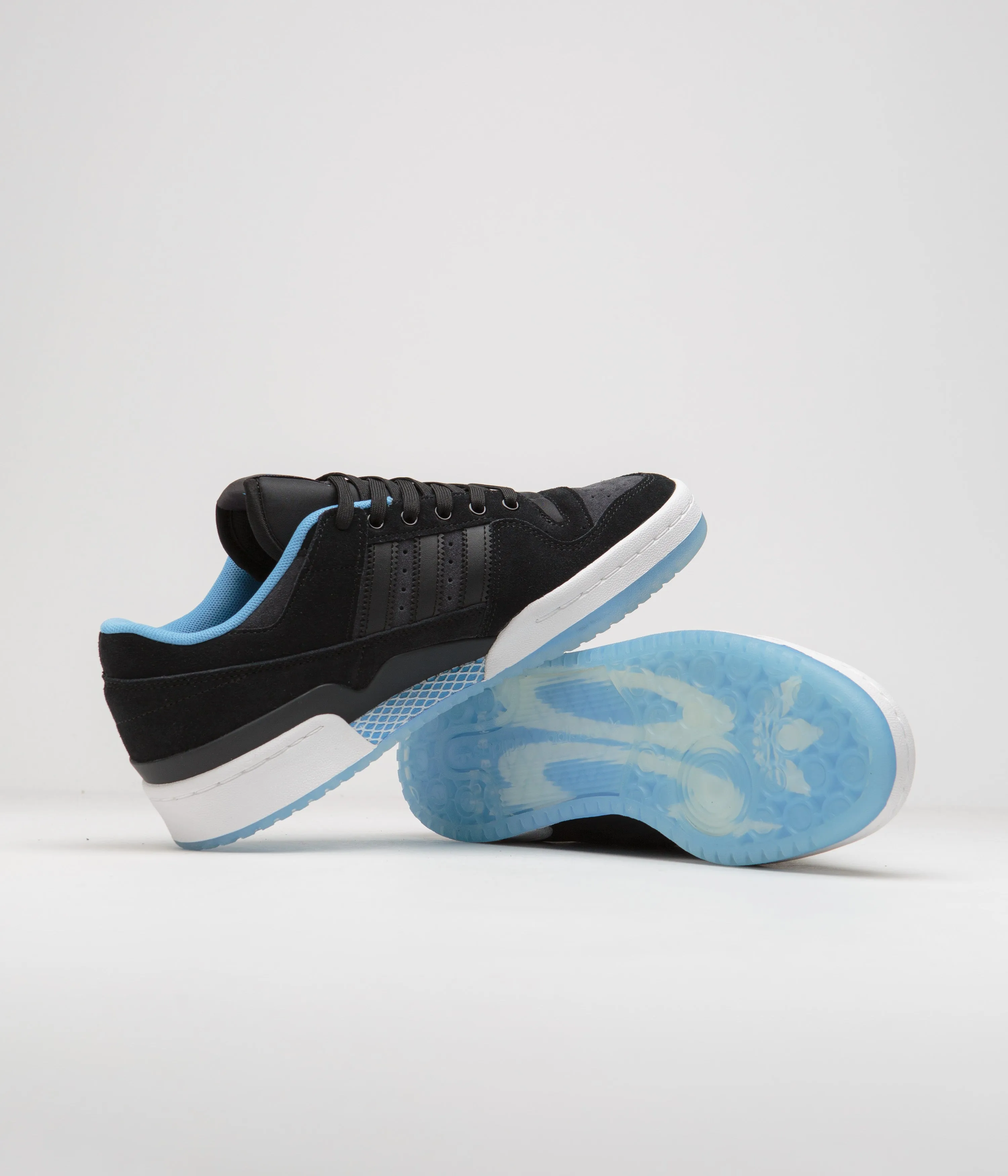 Adidas Forum 84 Low ADV Shoes - Core Black / Blue Burst / Carbon