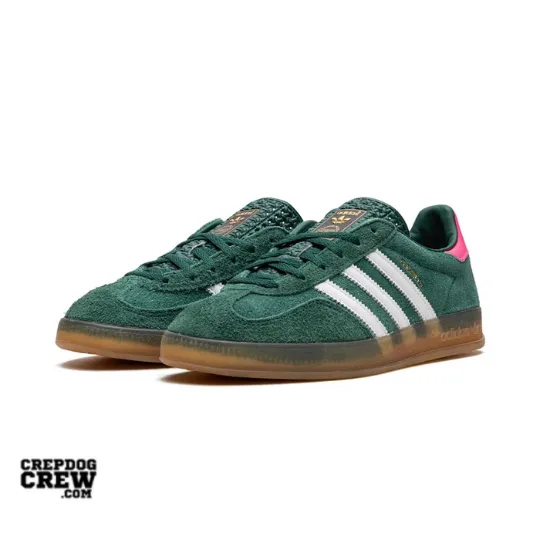 adidas Gazelle Indoor Collegiate Green Lucid Pink (W)