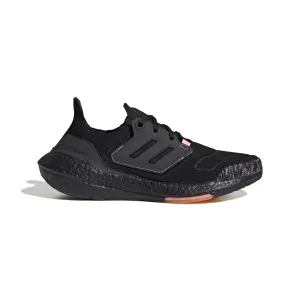 ADIDAS GX5927 ULTRABOOST 22 WMN'S (Medium) Black/Black/Pink Primeknit Running Shoes