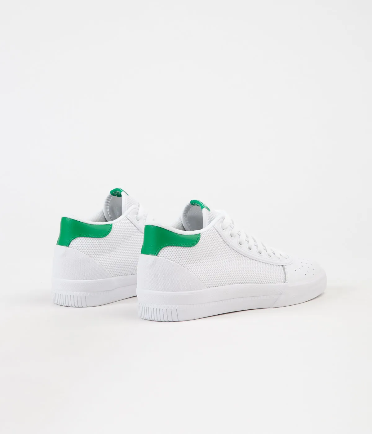 Adidas Lucas Premiere Mid Shoes - FTW White / FTW White / Green