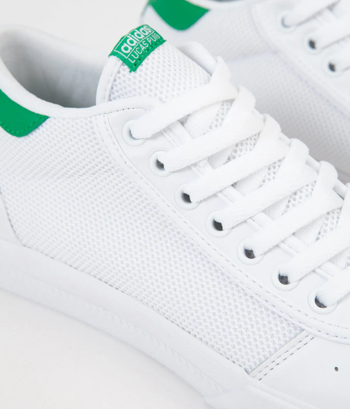 Adidas Lucas Premiere Mid Shoes - FTW White / FTW White / Green