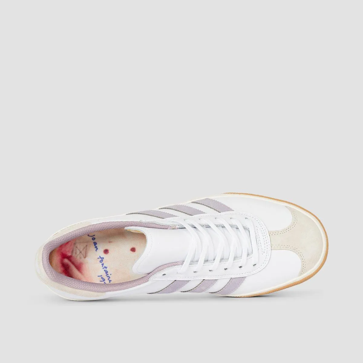 adidas Nora Gazelle ADV Shoes - Footwear White/Soft Vision/Gum4