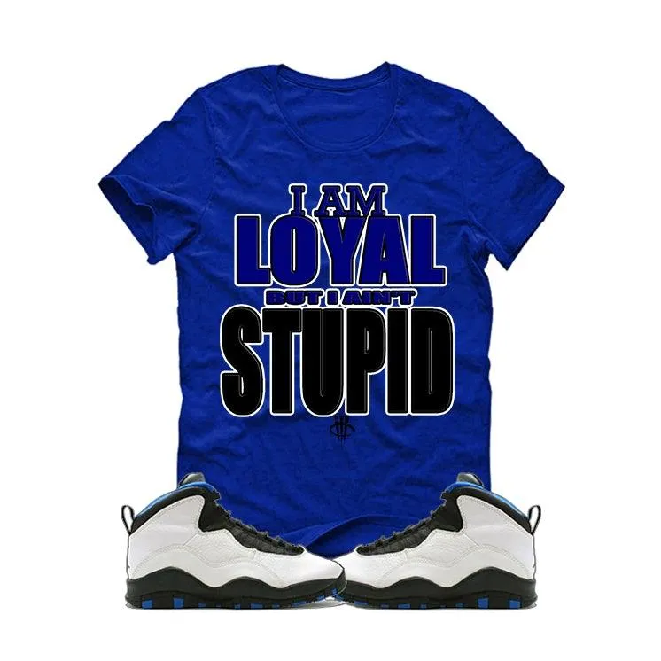 Air Jordan 10 Orlando Royal Blue T (LOYAL)