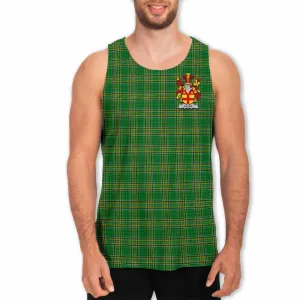 Alley Irish Clan Tartan Men's Tank Top with Coat of Arms