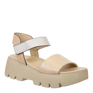 ALLOY in BEIGE Platform Sandals