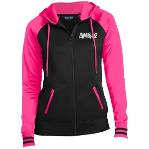 AM&IS Activewear Ladies' Sport-Wick® Full-Zip Hooded Jacket