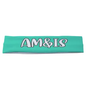 Am&Is Women's Polyester Magic Scarf Headband - Turquoise