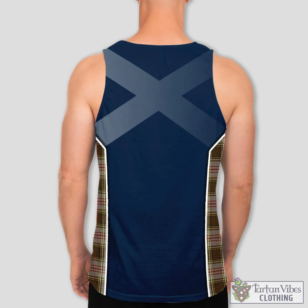 Anderson Dress Tartan Men's Tanks Top with Family Crest and Scottish Thistle Vibes Sport Style