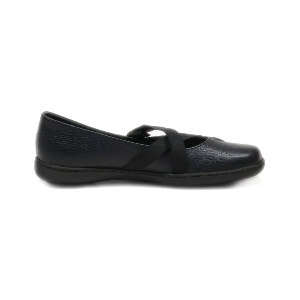 Andre Slip Ons Leather Black Colour For Women