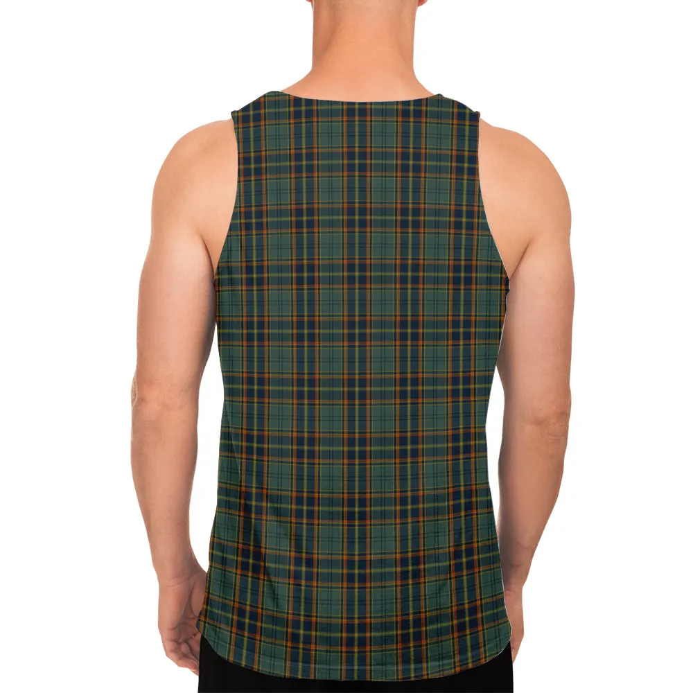 Antrim County Ireland Tartan Mens Tank Top