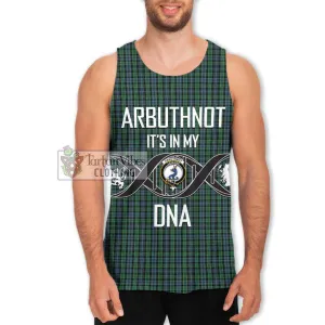 Arbuthnot Tartan Men's Tank Top with Family Crest DNA In Me Style