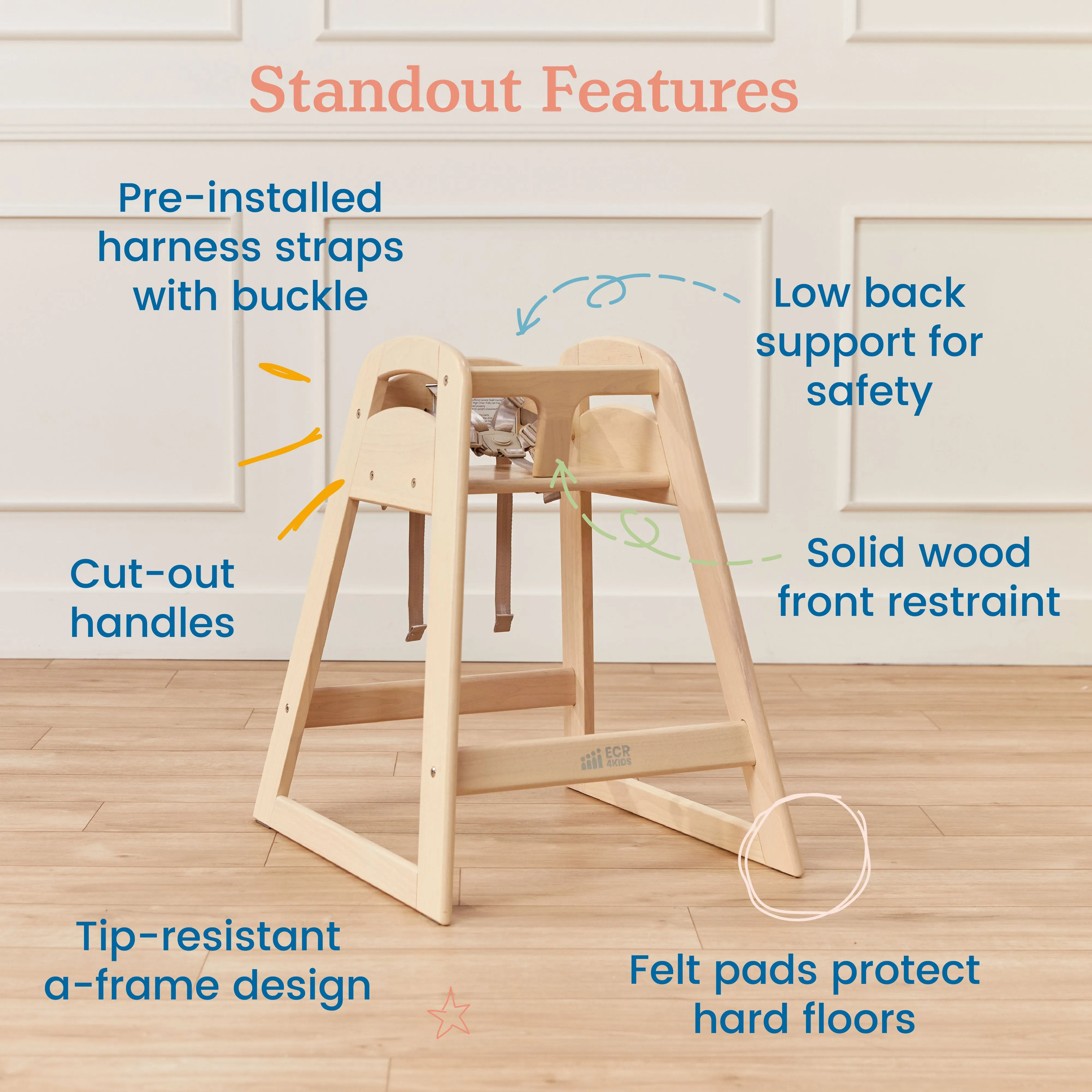 ASATT High Chair, Toddler Chair