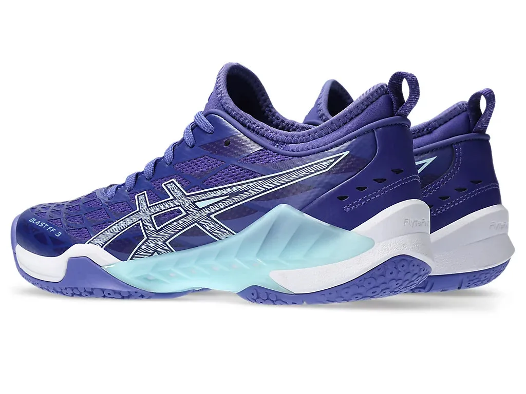 Asics Blast FF 3 Court Shoe Eggplant/Aquamarine