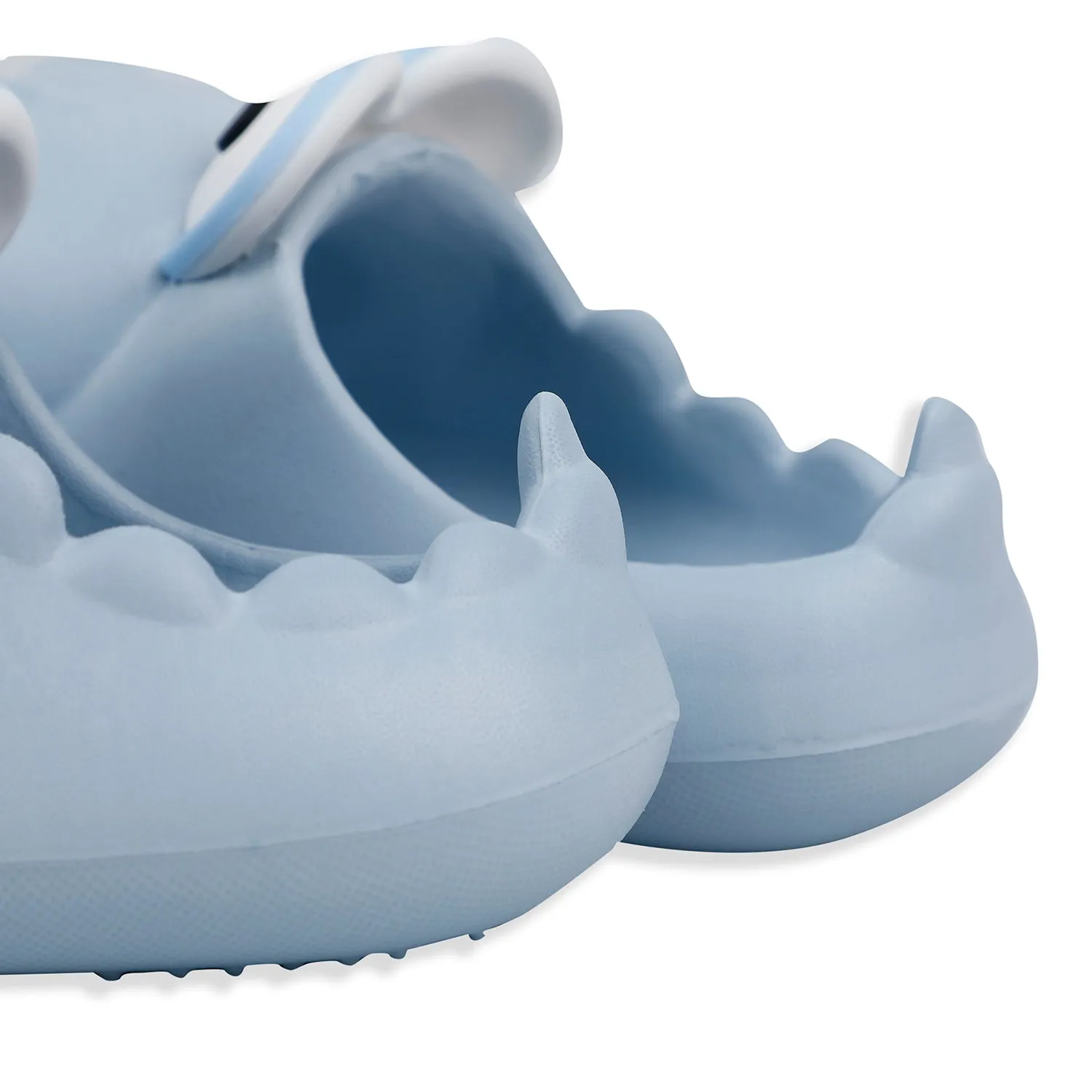 Baby Moo Crocodile Beach Slippers 3D Cartoon Sliders - Blue