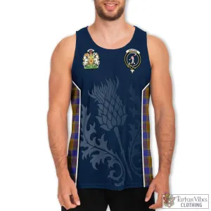 Balfour Tartan Men's Tanks Top with Family Crest and Scottish Thistle Vibes Sport Style