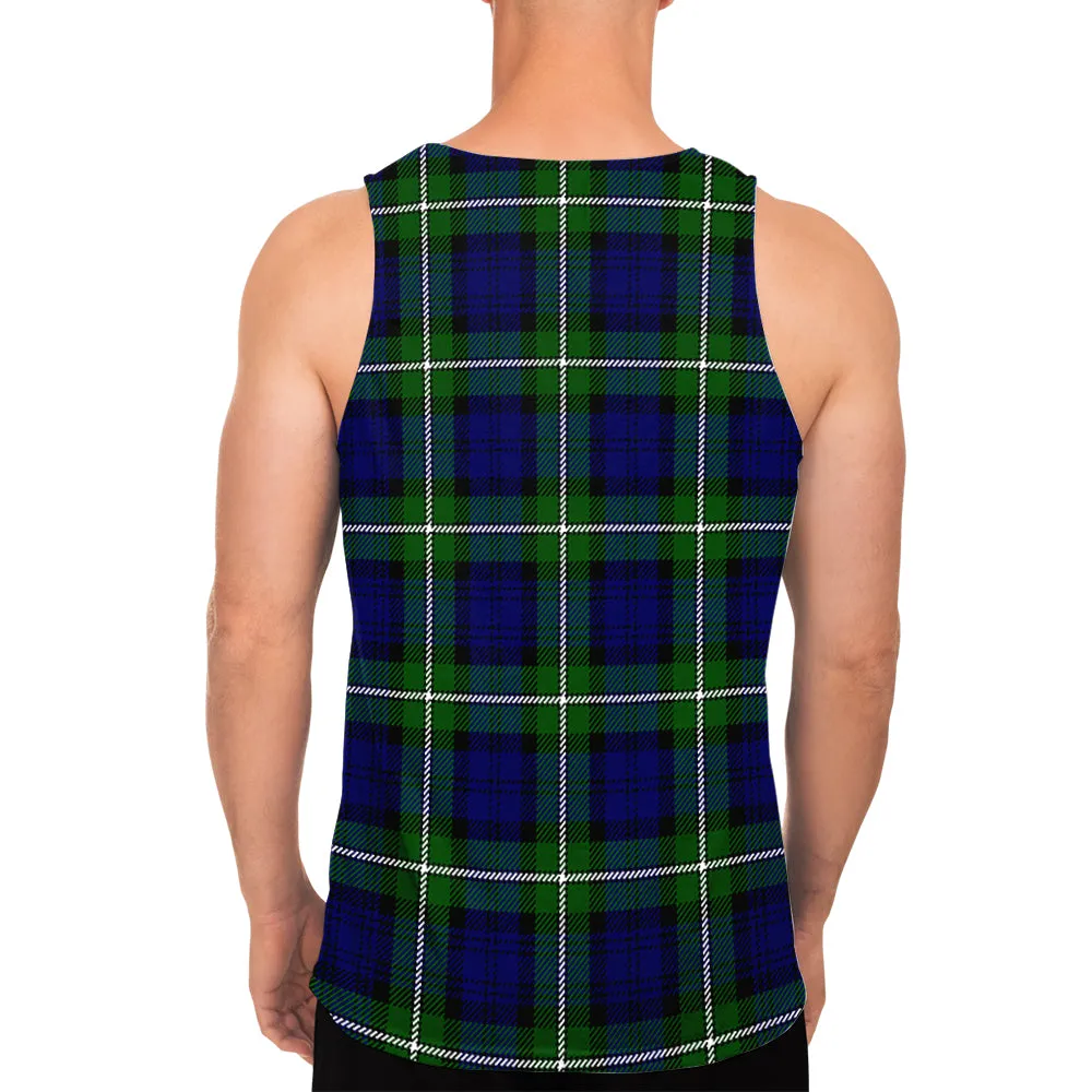 Bannerman Tartan Mens Tank Top with Family Crest