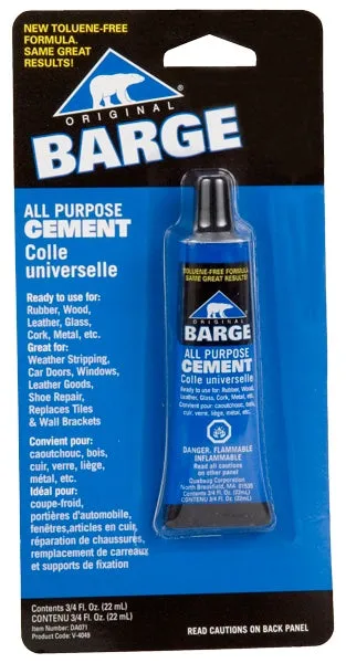 Barge Contact Cement, 3/4 Fl. Oz. Tube