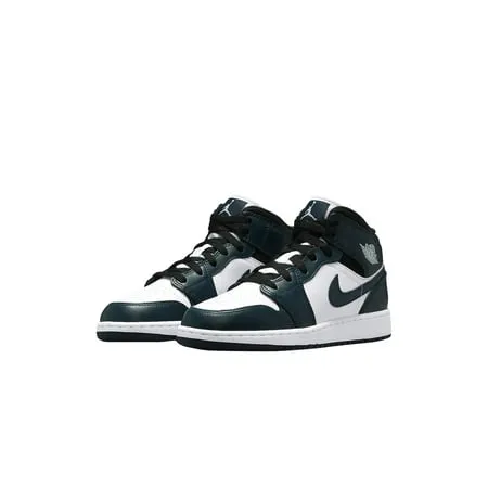 Big Kid's Jordan 1 Mid Armory Navy/White-Black (554725 411) - 7