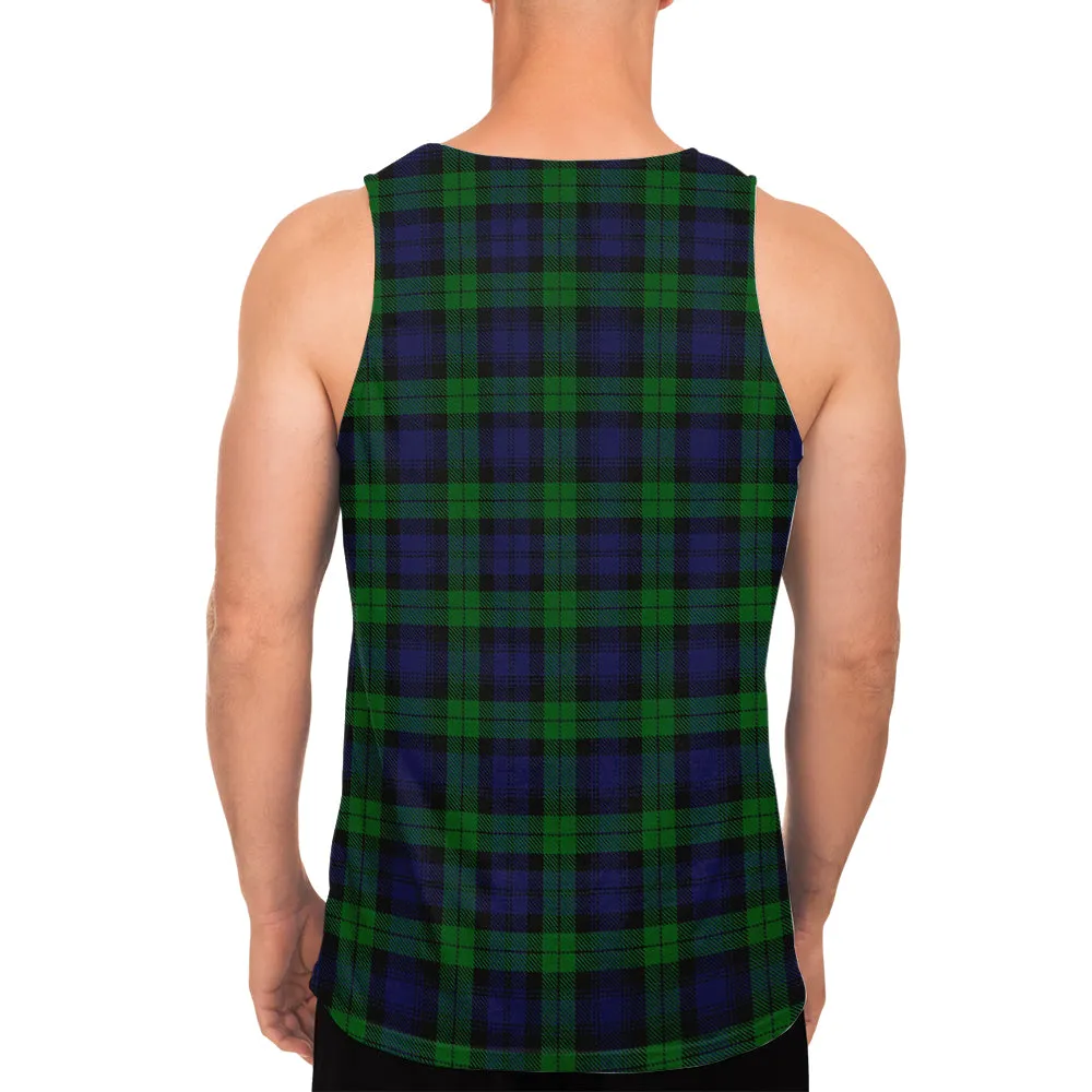 Black Watch Tartan Mens Tank Top