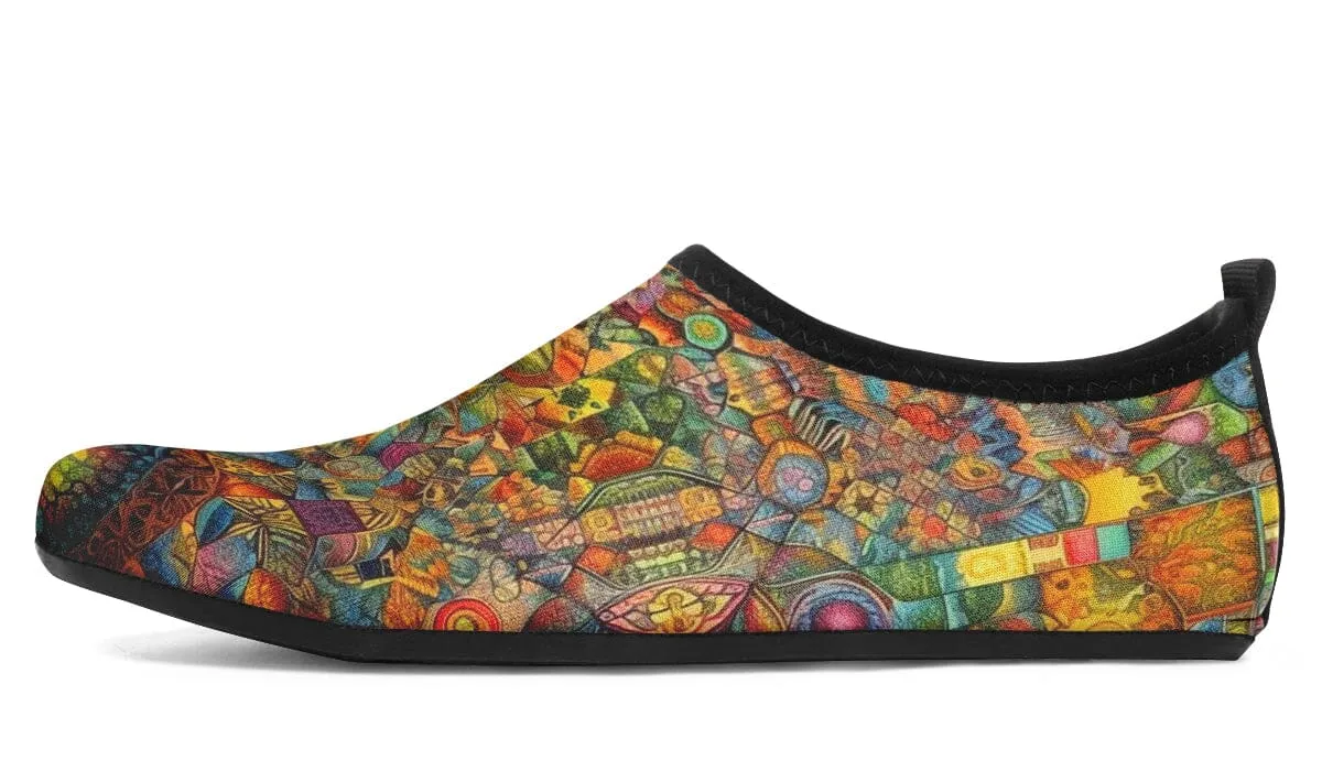 Blotter Patch Art Barefoot Shoes