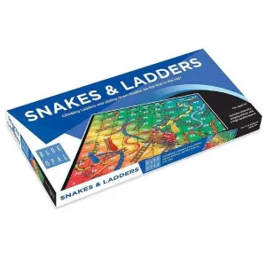 Blue Opal Snakes and Ladders Game