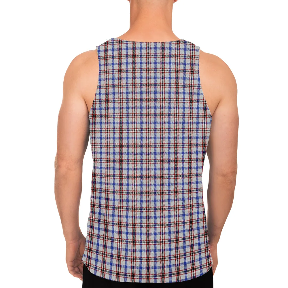 Boswell Tartan Mens Tank Top with Family Crest