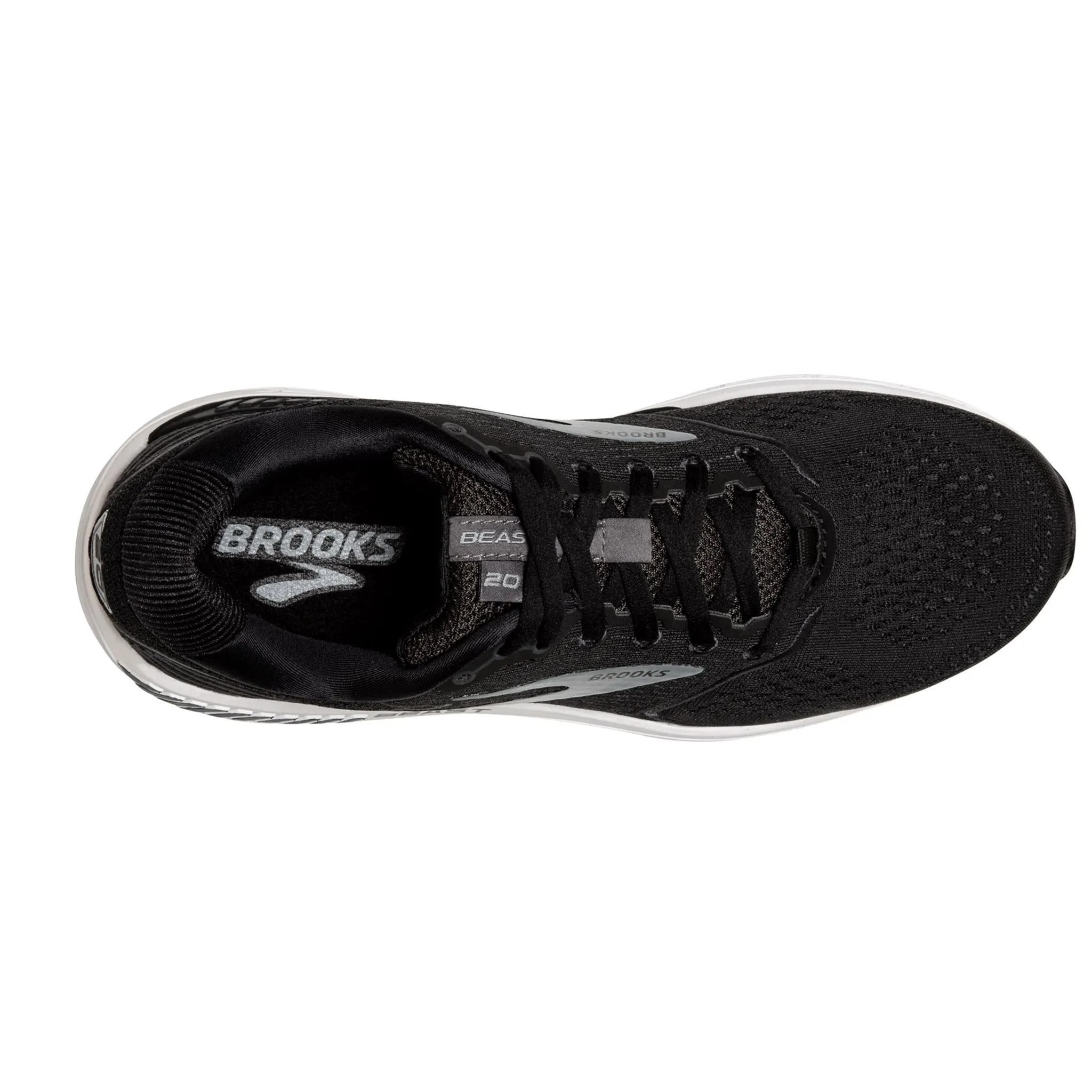 Brooks Men's 110327 051 Beast '20 Black Ebony Grey Cushion Max Support Running Shoes