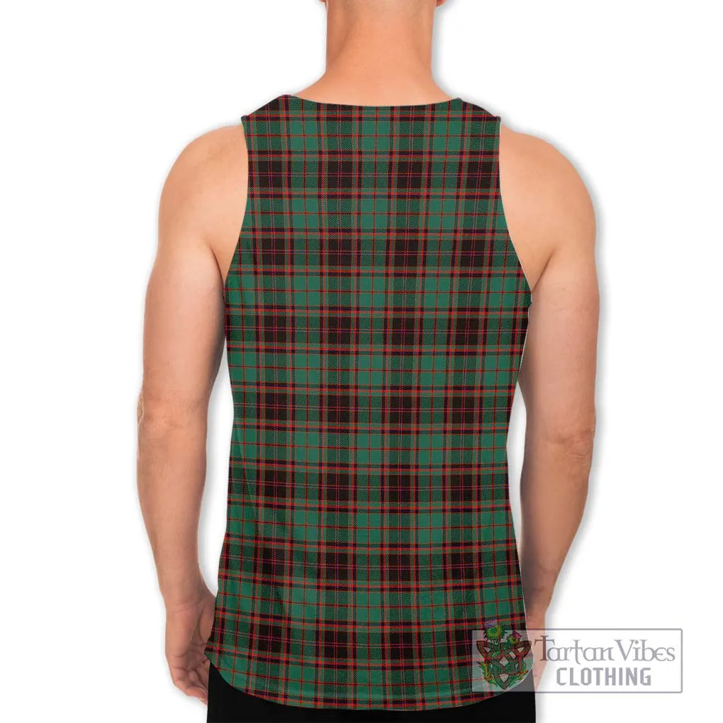 Buchan Ancient Tartan Men's Tank Top with Family Crest DNA In Me Style