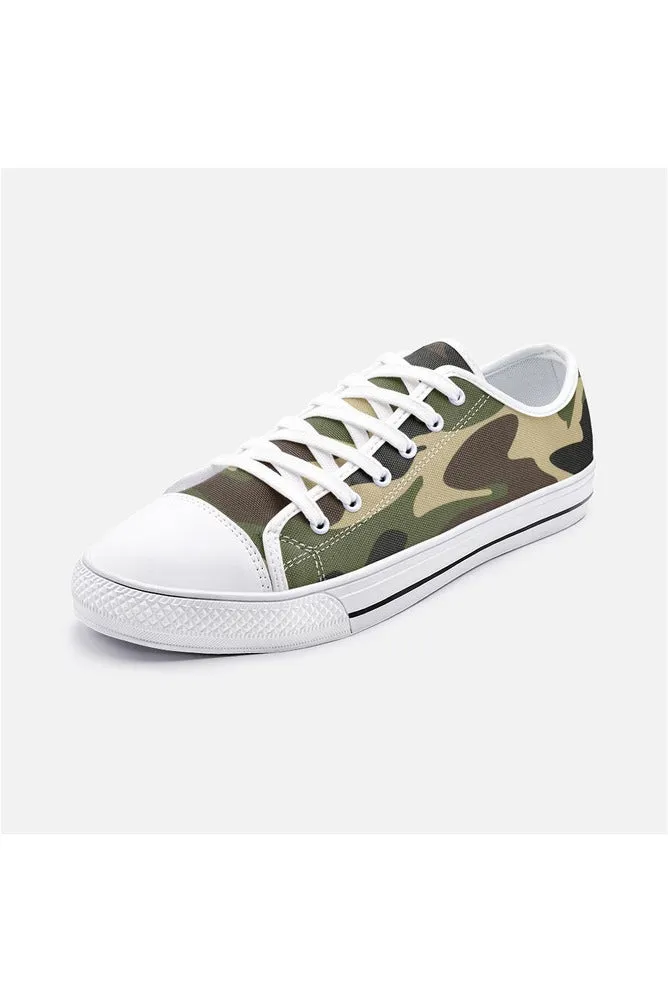 Camouflage Unisex Low Top Canvas Shoes