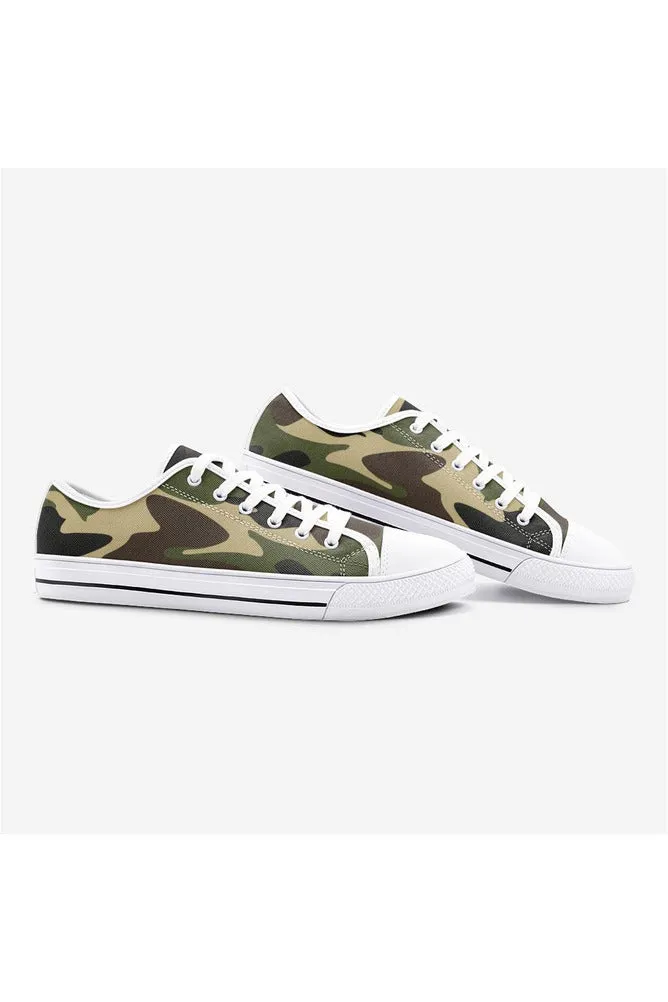 Camouflage Unisex Low Top Canvas Shoes