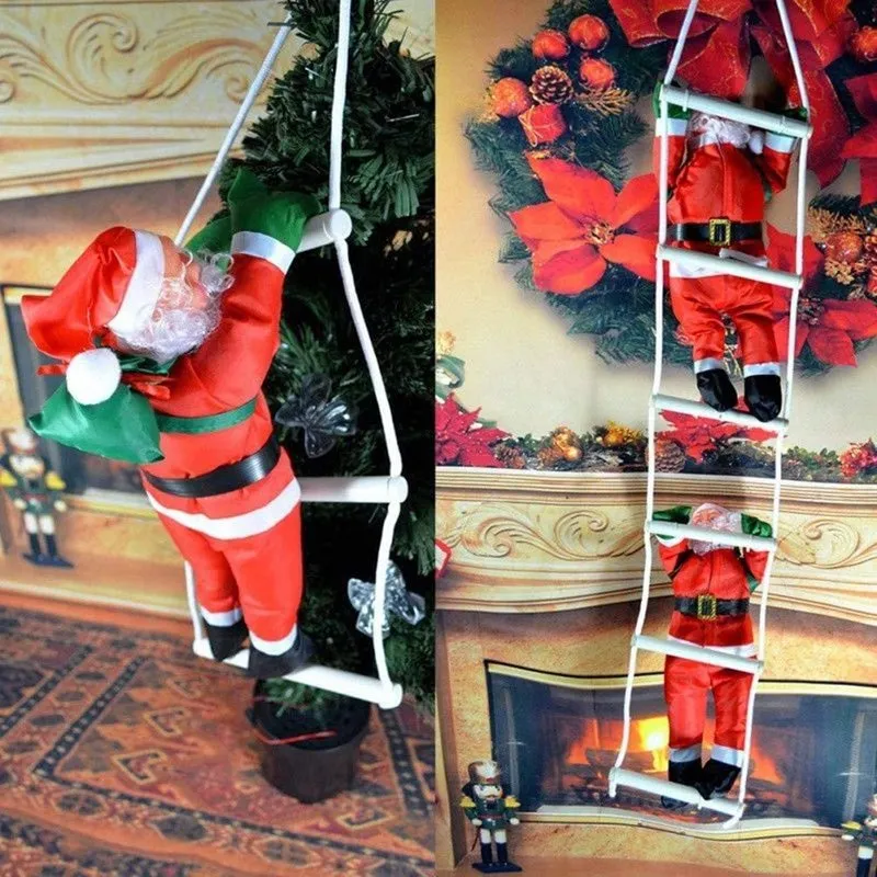 Christmas Santa Claus Doll Pendant Ladder