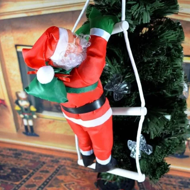 Christmas Santa Claus Doll Pendant Ladder