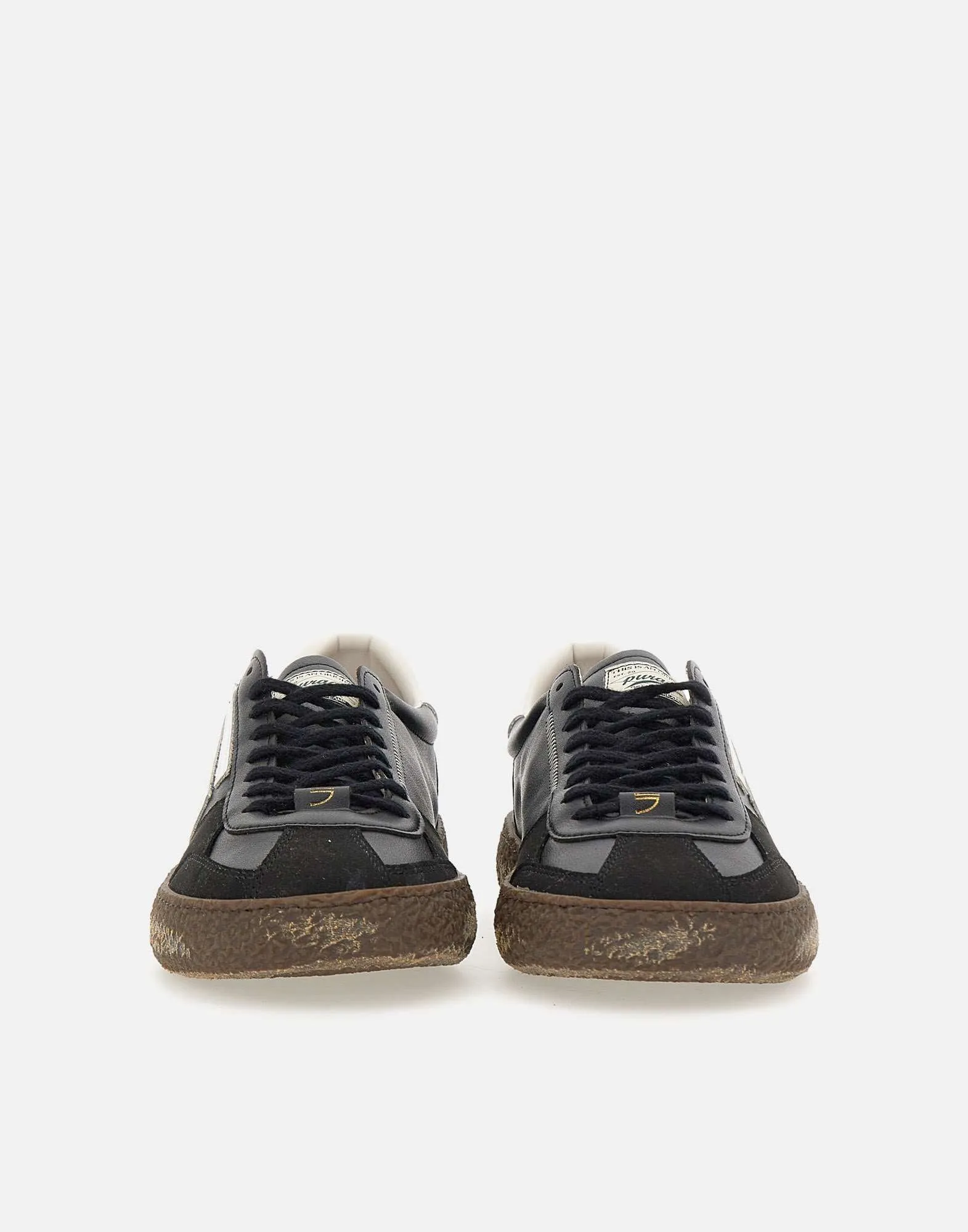 Classic Black Ecological Sneakers