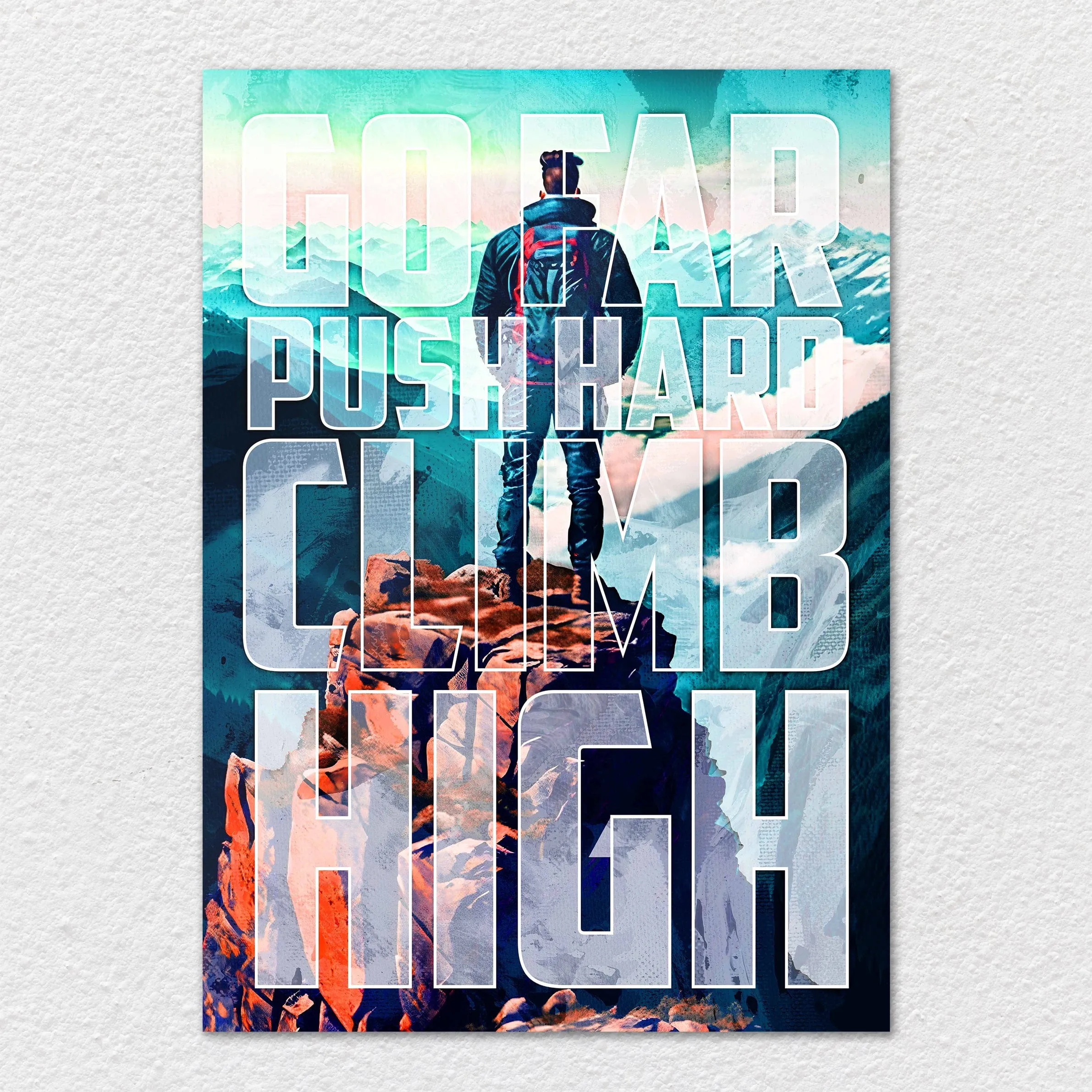 Climb High - Metal Wall Art