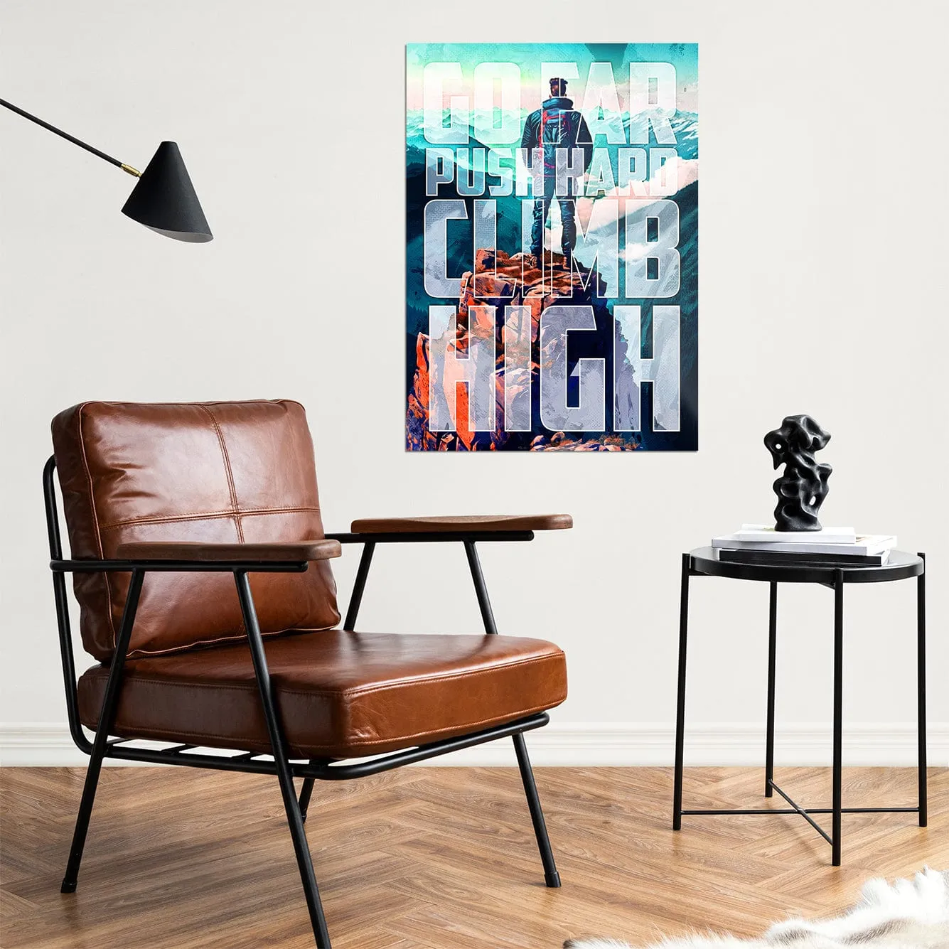 Climb High - Metal Wall Art