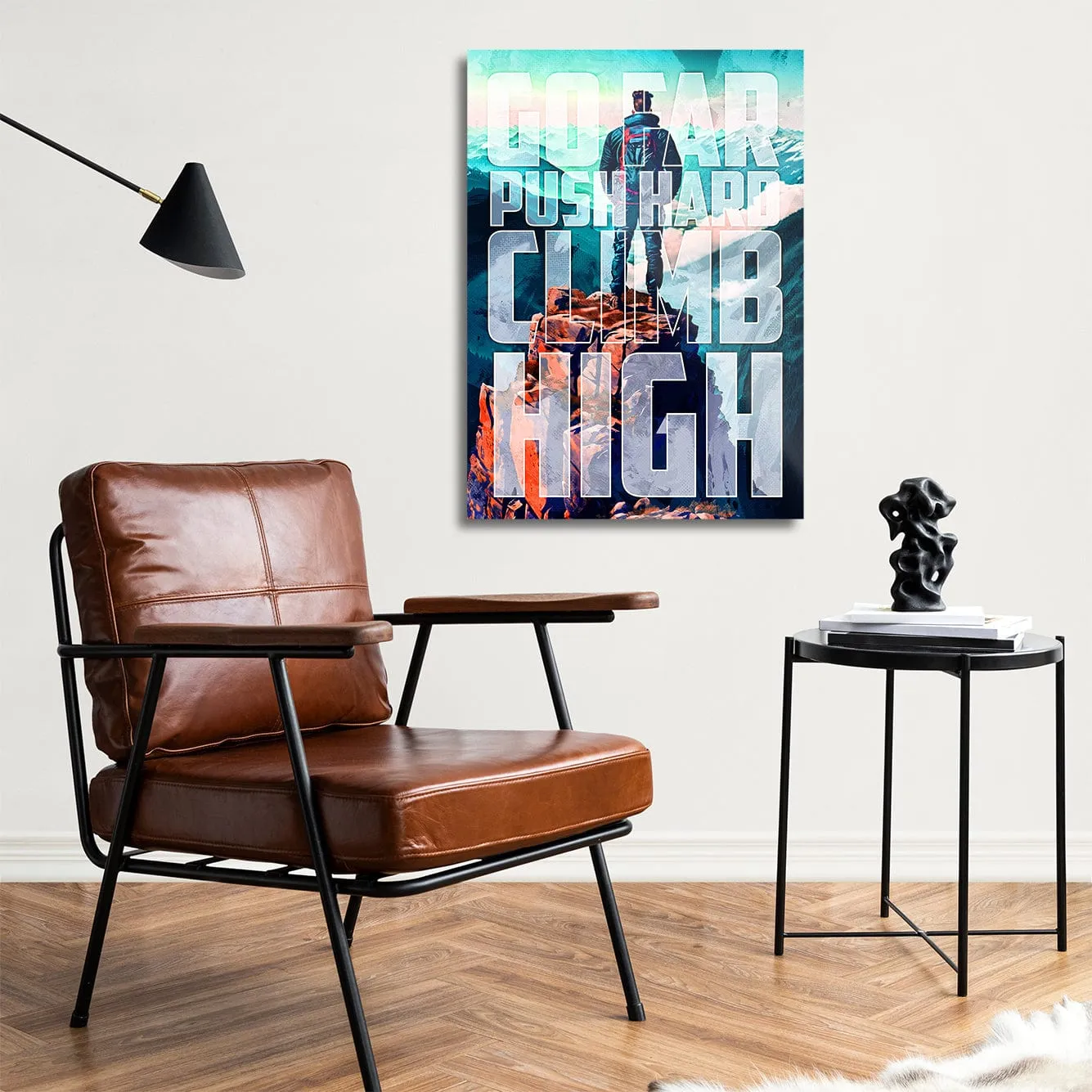 Climb High - Metal Wall Art