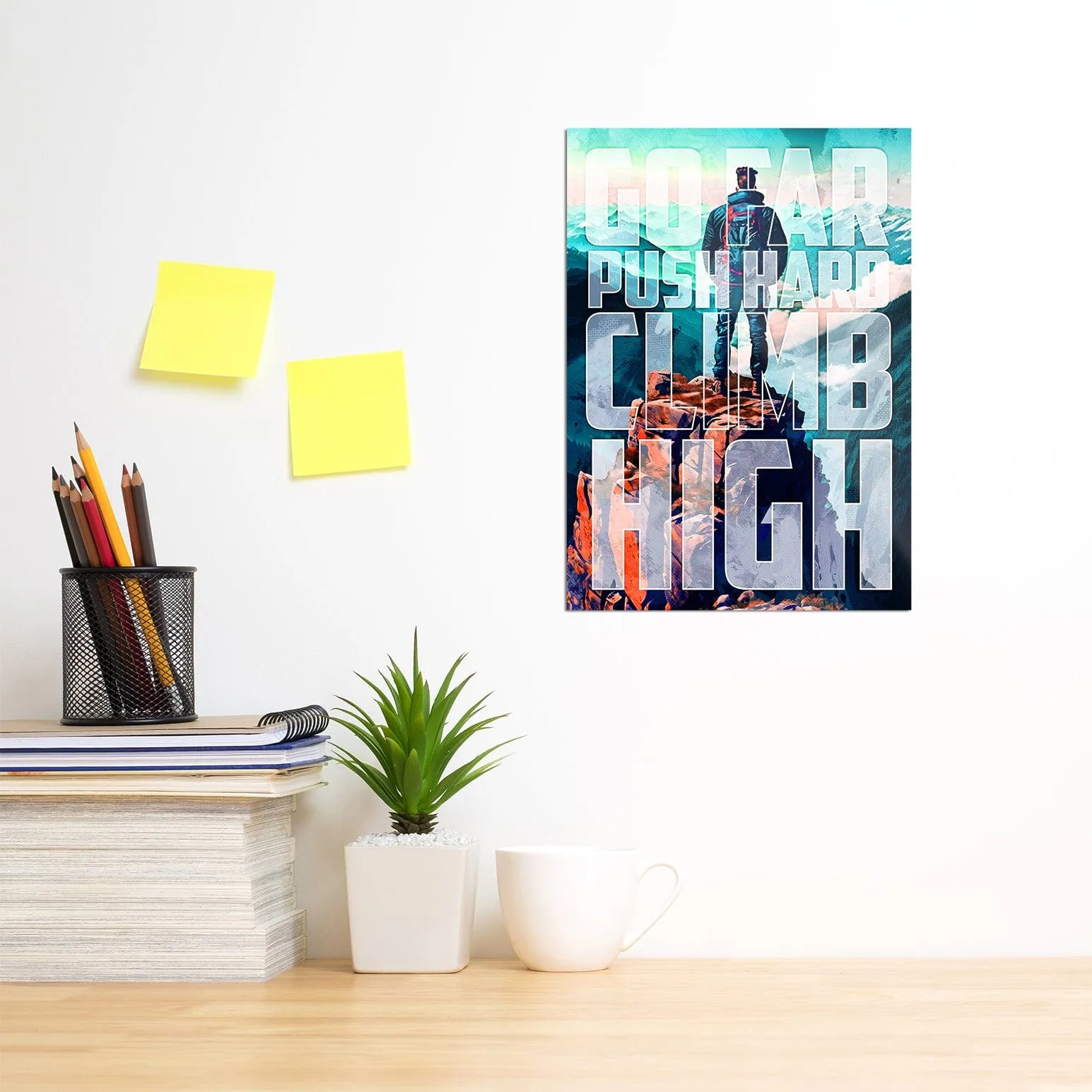 Climb High - Metal Wall Art