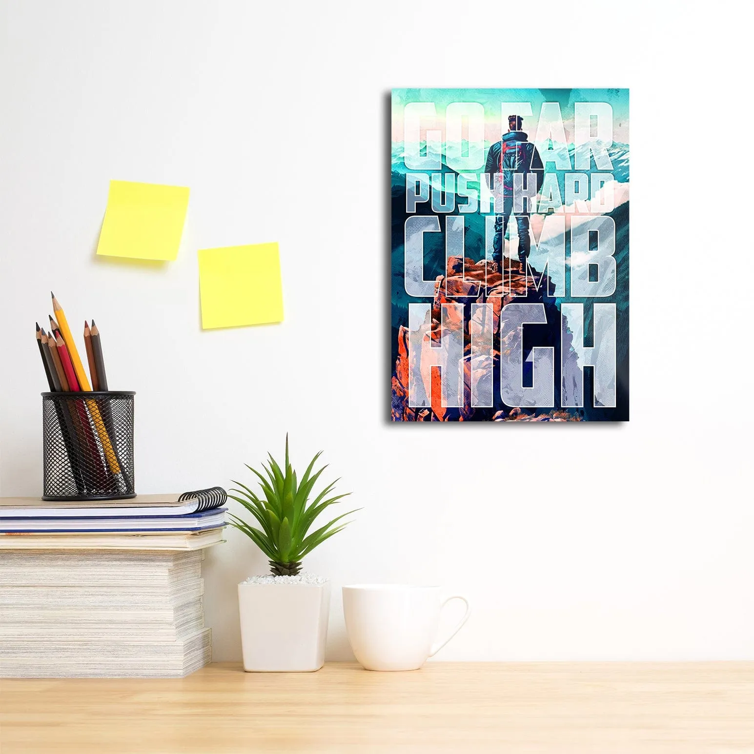 Climb High - Metal Wall Art