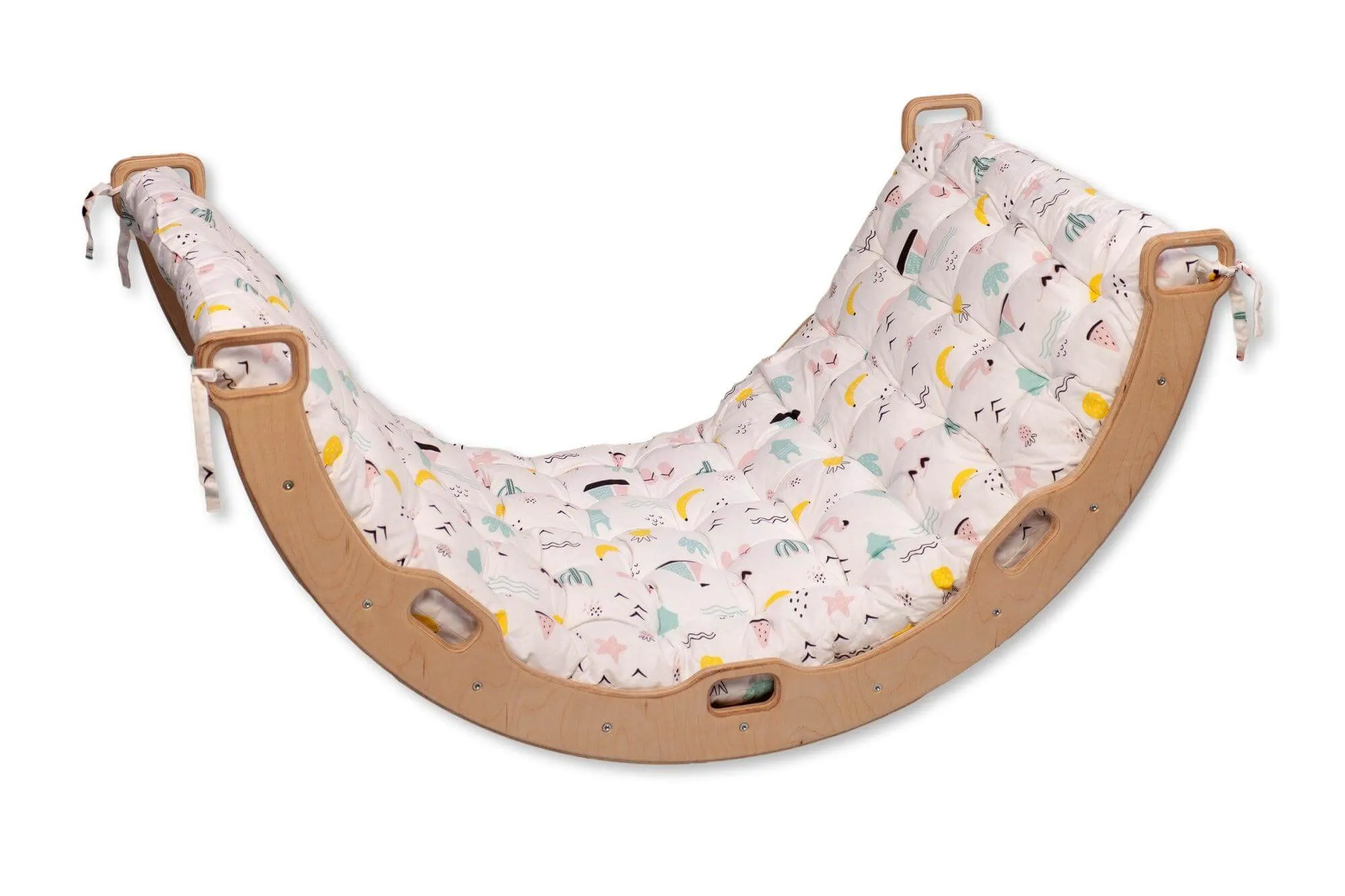 Climbing Arch with Flamingo Pillow | Montessori Play Set