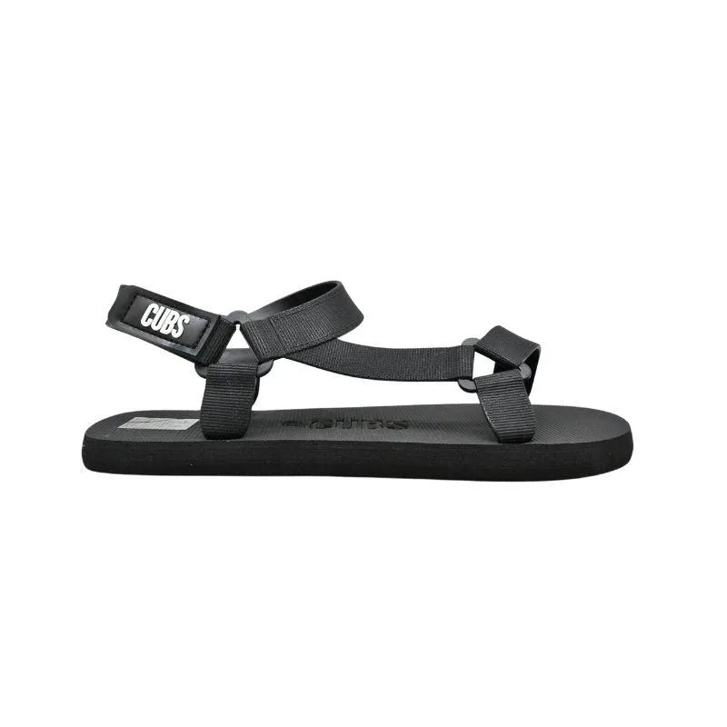 Cubs Black Sling Sporty Sandal