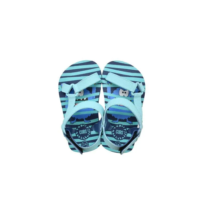 Cubs Monster Stripes Boys Sporty Slings Sandal