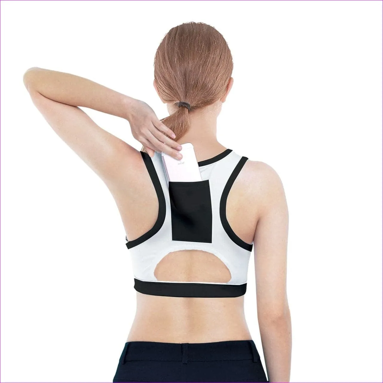 Deity Sports Bra With Pocket - Black