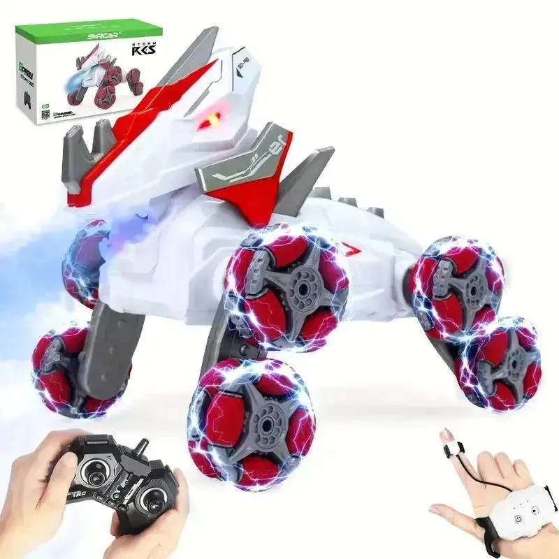 Dinosaur Shaped Gesture Movement RC Stunt Car