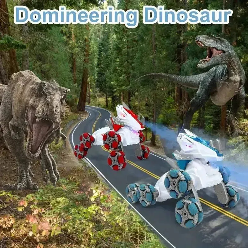 Dinosaur Shaped Gesture Movement RC Stunt Car