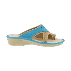 Flexus Pascalle Slide Sandal - Turquoise